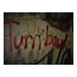 "Sie werden gewarnt" Fotodruck