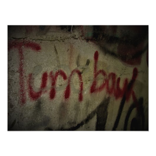 "Sie werden gewarnt" Fotodruck (Vorne)