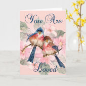 Sie werden - Gruß-Karte geliebt Karte (Gelbe Blume)