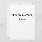 Sie werden herzlich eingeladen einladung (Vorderseite)