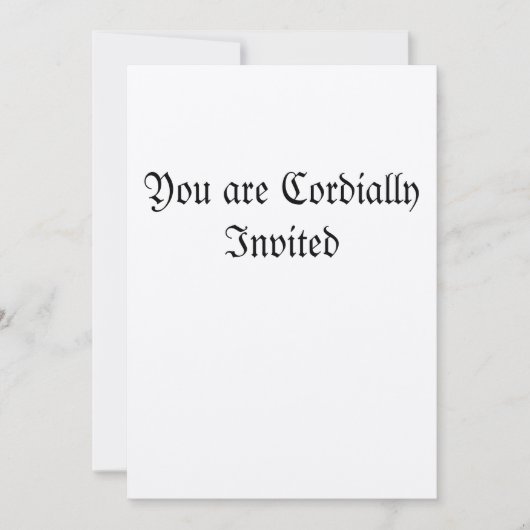 Sie werden herzlich eingeladen einladung (Vorderseite)