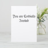 Sie werden herzlich eingeladen einladung (Stehend Vorderseite)