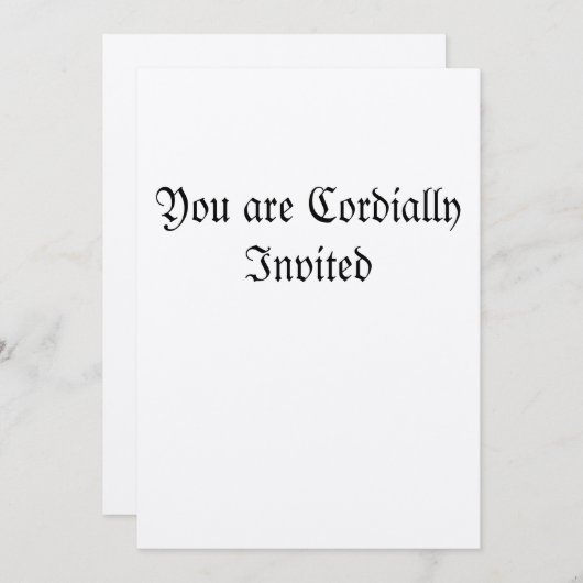 Sie werden herzlich eingeladen einladung (Vorne/Hinten)