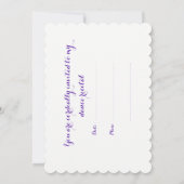 Sie werden herzlich zu meinem Tanzerwägungsgrund Einladung (Rückseite)