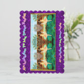 Sie werden herzlich zu meinem Tanzerwägungsgrund Einladung (Stehend Vorderseite)