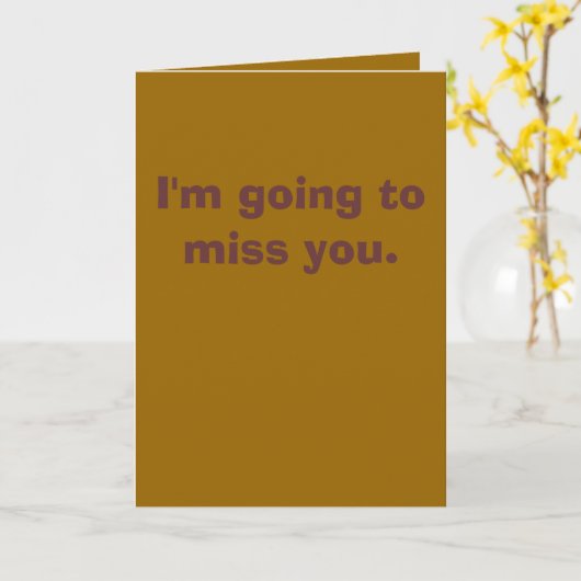 Sie werden Ihre Karte verpassen (Gelbe Blume)