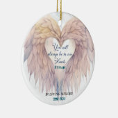 Sie werden immer in unserem Herzen sein Keramik Ornament (Rechts)