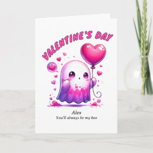 Sie werden immer meine Boo Valentine Personalize-K Karte