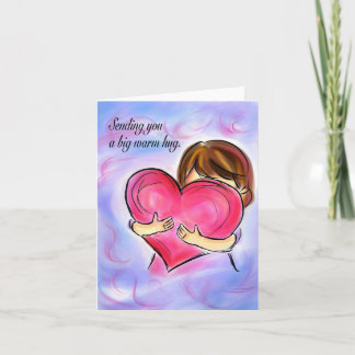 Sie werden in einer warmen Umarmung begleitet. Karte
