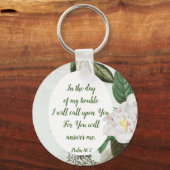 Sie werden inspirierendes Zitat beantworten Schlüsselanhänger (Vorderseite)