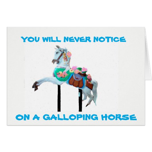 SIE WERDEN KEINE CAROUSEL-GREETING-KARTE BEKANNT M (Vorderseite (Horizontal))