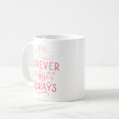 SIE WERDEN MEIN IMMER SEIN KAFFEETASSE (Vorderseite Links)