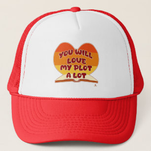 Sie werden mein Plot mit einem Lot-Writer-Logo Lie Truckerkappe