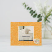 Sie werden mich hier nie finden postkarte (Stehend Vorderseite)