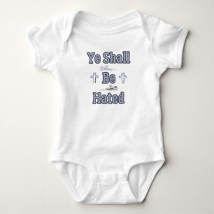 Sie werden mit biblischem Zitat gehasst Baby Strampler