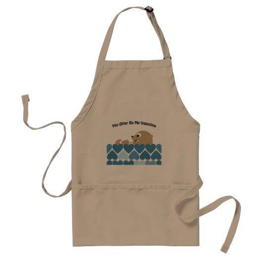 Sie werden nicht mein Valentin sein mit dem Herzen Schürze (Vorne)