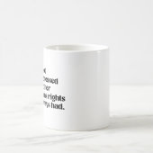 Sie werden nicht unterdrückt kaffeetasse (Mittel)