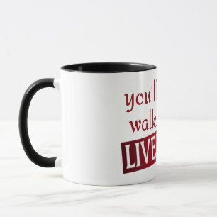 Sie werden nie allein Liverpool gehen Tasse