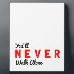 Sie werden nie alleine gehen fotoplatte<br><div class="desc">Die Reds ist einer der größten Fußballvereine der Welt. Salute!</div>