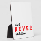 Sie werden nie alleine gehen fotoplatte (Seite)