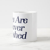 Sie werden nie eingelöst Jumbo-Tasse (Vorderseite)