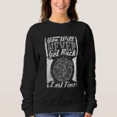 Sie werden nie wieder verlorene Zeit Steampunk Sweatshirt (Vorderseite)