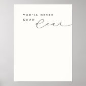 Sie werden nie wissen, Liebe Lullaby Kinderzimmer Poster (Vorne)