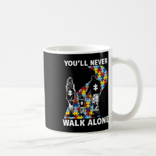 Sie werden niemals allein auf Autismus aufmerksam  Kaffeetasse