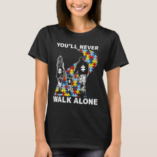 Sie werden niemals allein auf Autismus aufmerksam  T-Shirt