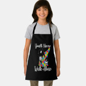 Sie werden niemals allein durch den Vater-Tochter- Schürze (Insitu)