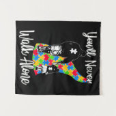 Sie werden niemals allein durch den Vater-Tochter- Wandteppich (Vorderseite (Horizontal))