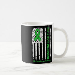 Sie werden niemals allein gegen den Krebs des grün Kaffeetasse