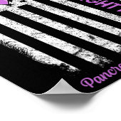 Sie werden niemals allein mit der Flagge Bauchspei Poster (Ecke)