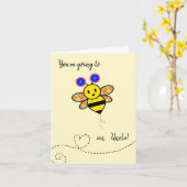 Sie werden Onkel-Glückwünsche sein Karte (Gelbe Blume)