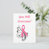 Sie werden Postkarte überwinden (Stehend Vorderseite)