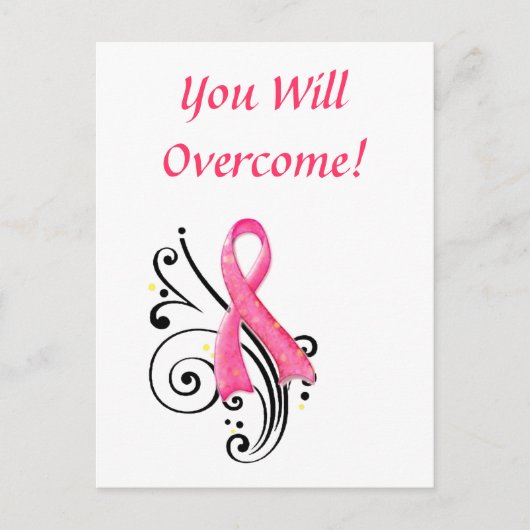 Sie werden Postkarte überwinden (Vorderseite)