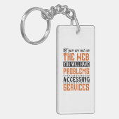 Sie werden Probleme beim Zugriff auf Dienste haben Schlüsselanhänger (Vorderseite links)