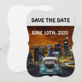 SIE WERDEN SAVE THE DATE EINGELADEN. EINLADUNG (Vorne/Hinten)