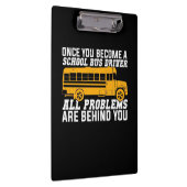 Sie werden Schulbusfahrer Klemmbrett (Rechts)