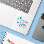 Sie werden sich anpassen aufkleber (Laptop mit iPhone)