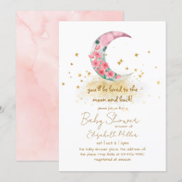 Sie werden sich auf die Mond- und Rückendusche fre Einladung