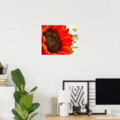 Sie werden Sonnenblumen gemacht Poster (Heimbüro)