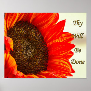 Sie werden Sonnenblumen gemacht Poster