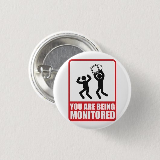 Sie werden überwacht button (Vorne & Hinten)