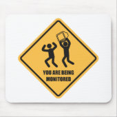 Sie werden überwacht mousepad (Vorne)