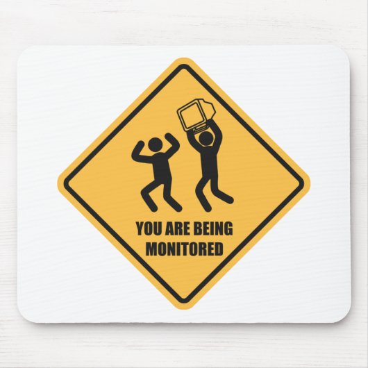 Sie werden überwacht mousepad (Vorne)