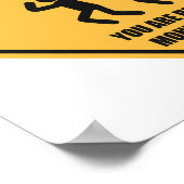 Sie werden überwacht poster (Ecke)