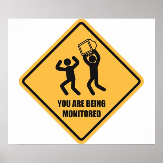 Sie werden überwacht poster (Vorne)