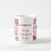 Sie werden von den romantischen Valentinern begeis Kaffeetasse (Mittel)