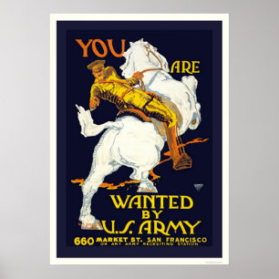 Sie werden von der US-Armee gewollt Poster
